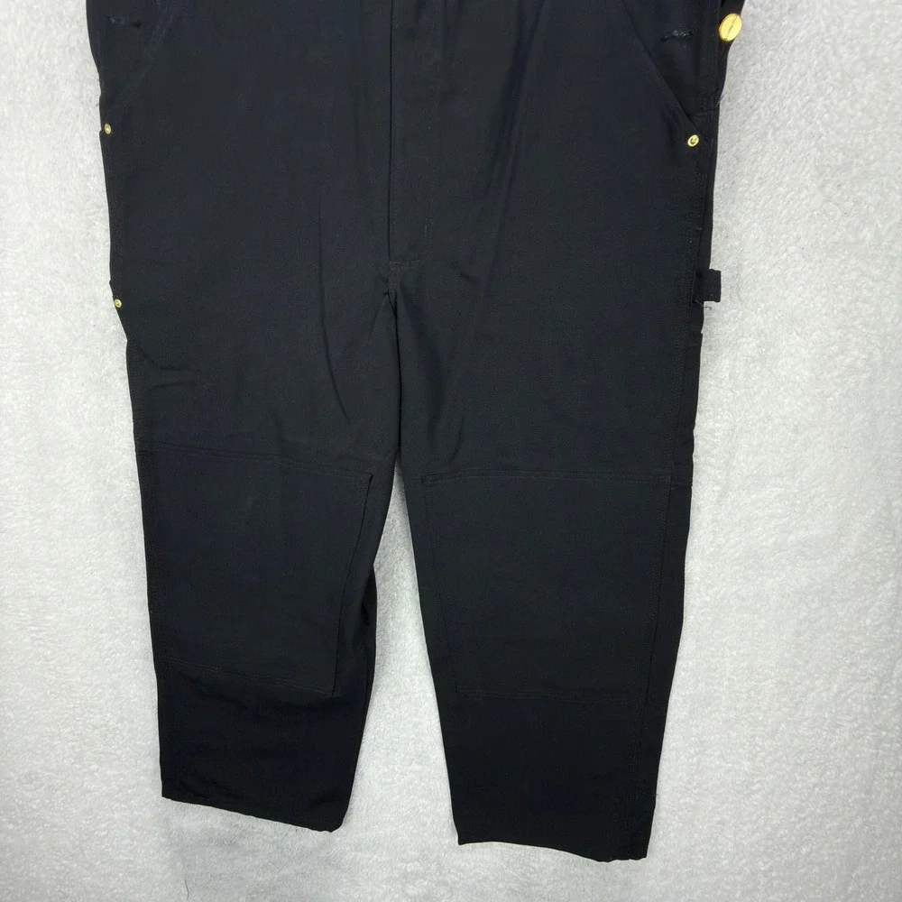 Carhartt Double Knees Duck Bibs Overalls Mens 40x32 R01 BLK Black NWT NOS READ‎
